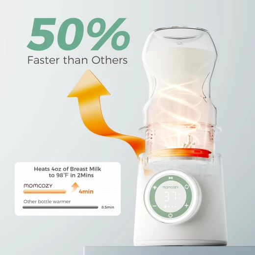 Momcozy Portable Bottle Warmer for Travel - Fast Heating, Leak-Proof Design, Compatible with Most Bottles - Momcozy - Image 8