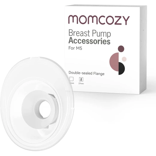 Momcozy M5 Breast Pump 27mm Double-Sealed Flange Replacement Accessory Momcozy M5 Breast Pump 27mm Double-Sealed Flange Replacement Accessory