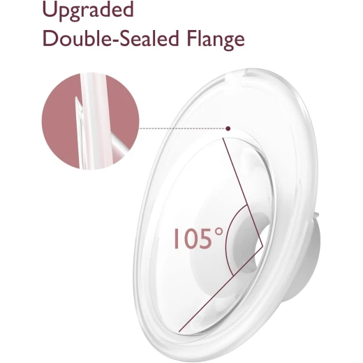 Momcozy M5 Breast Pump 27mm Double-Sealed Flange Replacement Accessory - Momcozy - Image 6