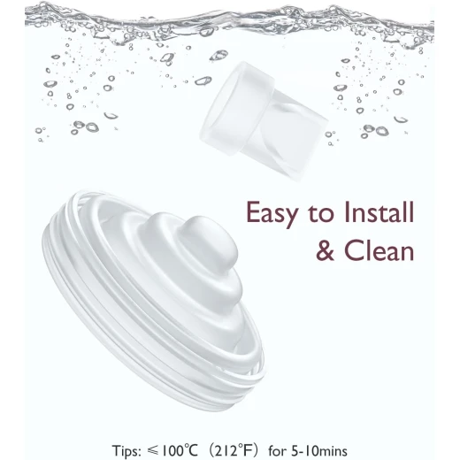 Momcozy M5 Breast Pump Duckbill Valves & Silicone Membrane Replacement Kit - Momcozy - Image 2