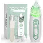 Momcozy Portable Baby Nasal Aspirator - Electric, 3 Suction Levels, Soothing Light & Music - Momcozy