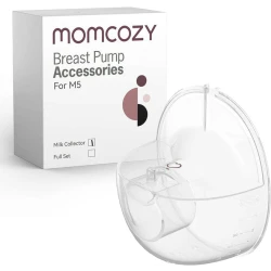 Momcozy Milk Collector for M5 Breast Pumps - Leak-Proof & BPA-Free