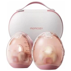 Momcozy Wearable Breast Pump Hands Free Electric Portable 2 Modes 9 Levels Suction Adjustable Smart Breastfeeding Pump for Baby Feeding 2 Sizes Included BPA Free