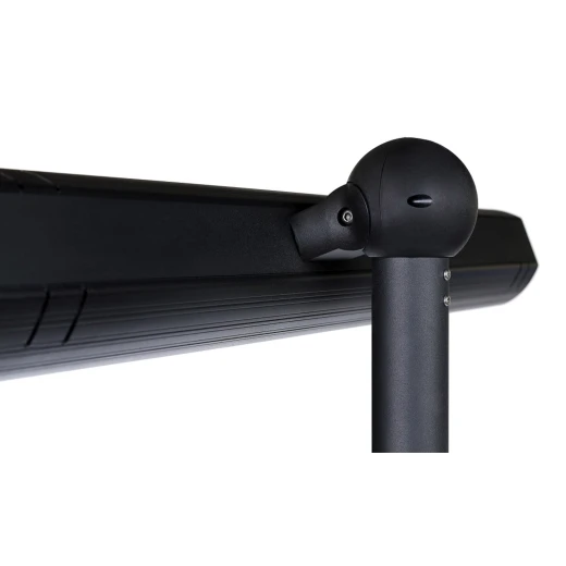 Electric Patio Heater 2500W Carbon Rose Golden Tube Black with Remote Control - Image 3