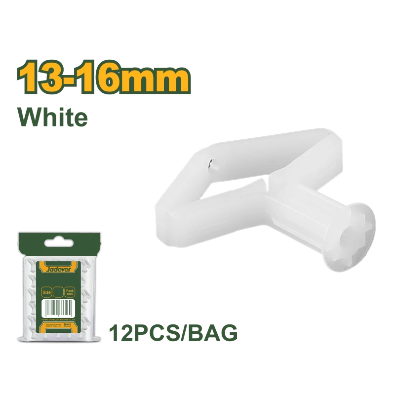 JADEVER Plastic Toggle Anchors for Drywall PE Material White 12 Pack - Jadever