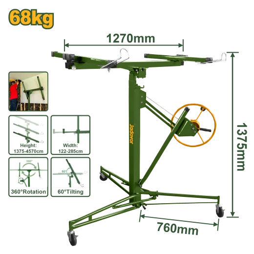 JADEVER Drywall and Panel Hoist 68Kg (JDJSQ1168) JADEVER Drywall and Panel Hoist 68Kg (JDJSQ1168)