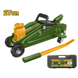 Jadever 2-Ton Hydraulic Floor Jack - Compact Design, 140-285mm Lift Range for Vehicles