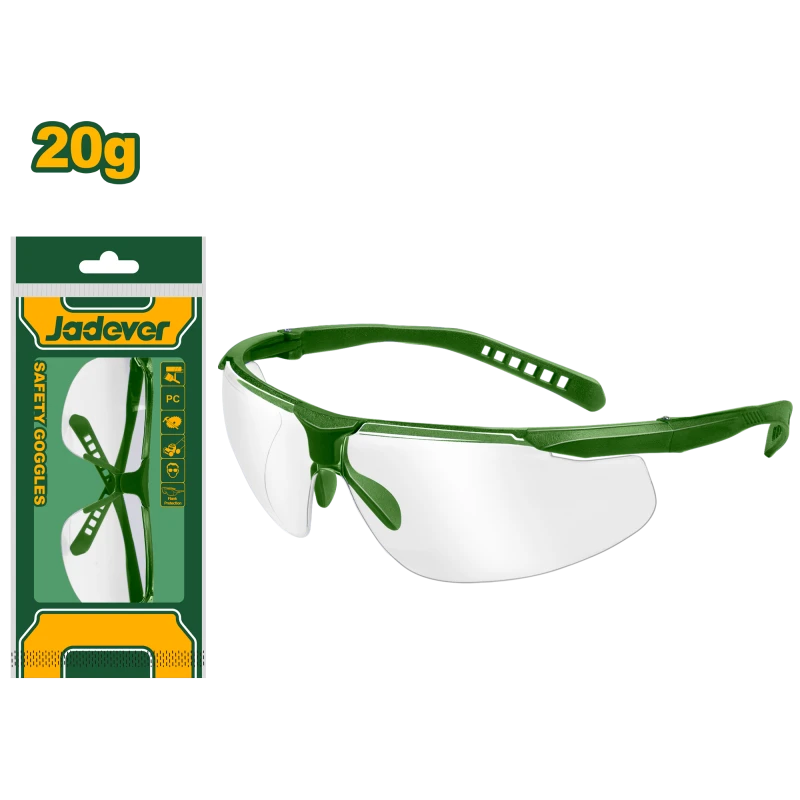 JADEVER Transparent Safety Goggles – 20g (JDSG1802) - Jadever