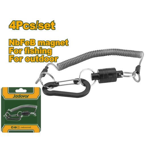 Jadever Fishing Set with Magnetic Buckles - 4 Piece Kit for Anglers Jadever Fishing Set with Magnetic Buckles - 4 Piece Kit for Anglers