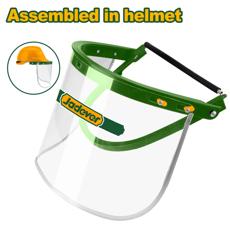 JADEVER Face Shield Bracket for Helmet PVC Visor, Impact Resistant, Universal Fit (JDFP1310) - Jadever