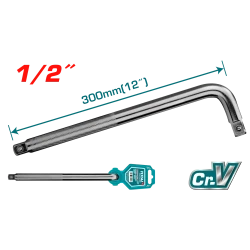 Total 1/2" DR. L-Handle (THLHD12121) – Durable and Comfortable Ratchet Handle Tool