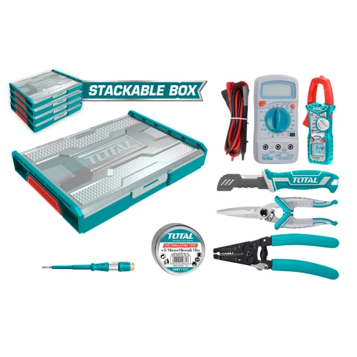 Total Telecom Tools Set: 7-Piece Kit for Telecom Technicians