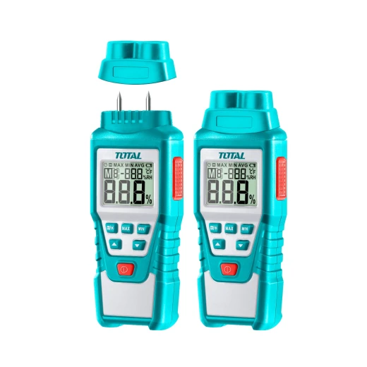 Total TETWM01 Wood Moisture Meter – Accurate Moisture Measurement for Wood and Building Materials Total TETWM01 Wood Moisture Meter – Accurate Moisture Measurement for Wood and Building Materials