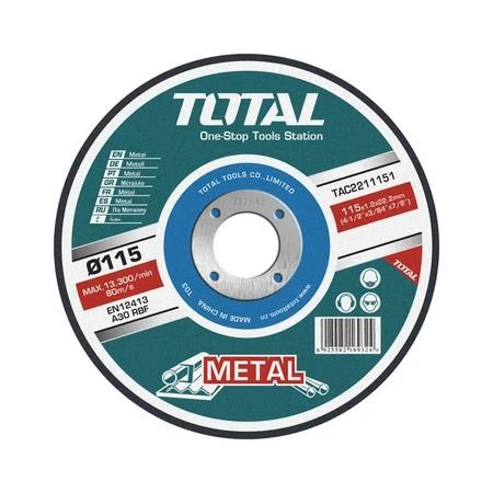 Total Coarse Metal Grinding Disc – 7" (180×6.0mm) – Ideal for Heavy-Duty Metal Finishing TAC2231801 - Total