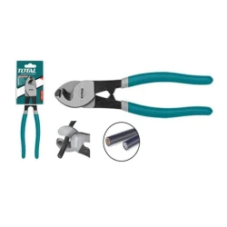 TOTAL 8" Cable Cutter (THT11581), Precision Cable Cutting Tool with Ergonomic Handles and Rust-Resistant Blades