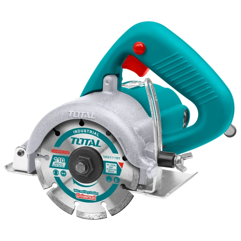 TOTAL Marble and Granite Cutter 1400W, 110mm Diameter with Adjustable Cutting Depth, Powerful and Precise Tool (TS3141102) - Total