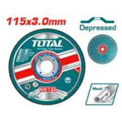 قرص قطع معدن كاشط غائر TOTAL 115*3.0 مم - 4 بوصة (TAC2211152)