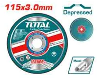 قرص قطع معدن كاشط غائر TOTAL 115*3.0 مم - 4 بوصة (TAC2211152) - توتال