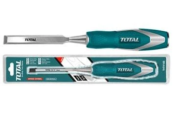 Total Wood Chisel – 16×140 mm (THT41166), High-Quality Chromium‑Vanadium Steel, Practical & Durable Design for Precision Woodworking - Total
