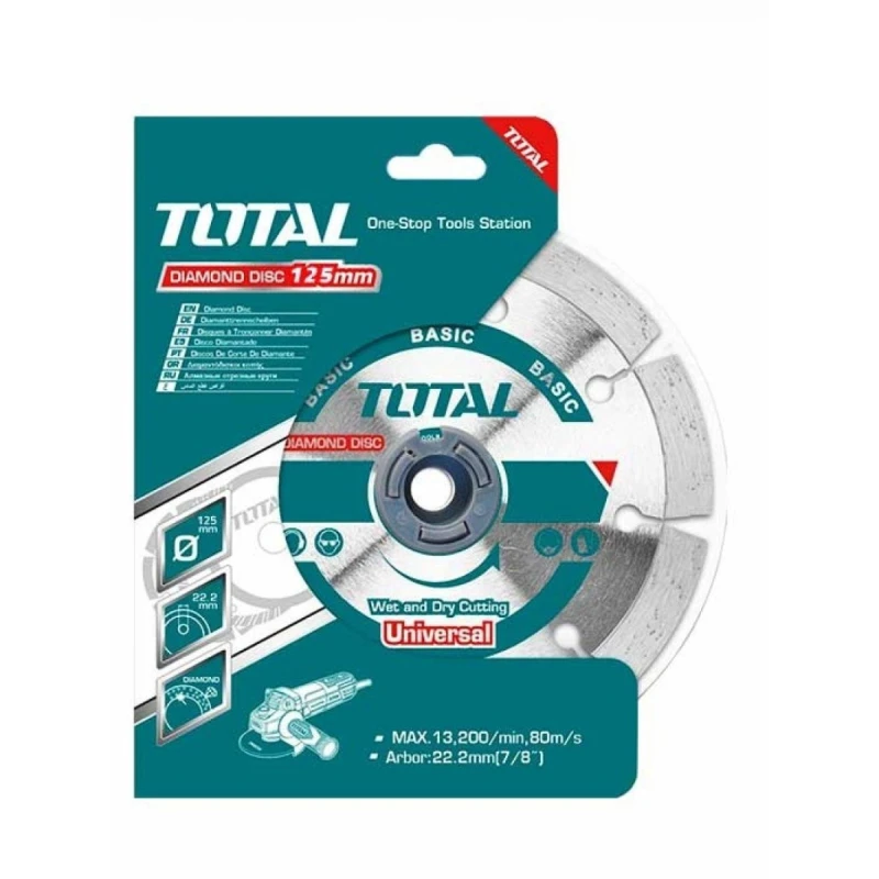 TOTAL Granite and Marble Cutting Disc, 125mm | 5" from TOTAL (TAC2111251) - Total