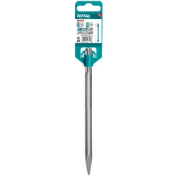 إزميل/شوكة SDS‑Max هامر مدبب 18×400 مم من توتال (TAC1521182) – فولاذ Cr‑Mo عالي المتانة لتكسير الخرسانة والأعمال الثقيلة