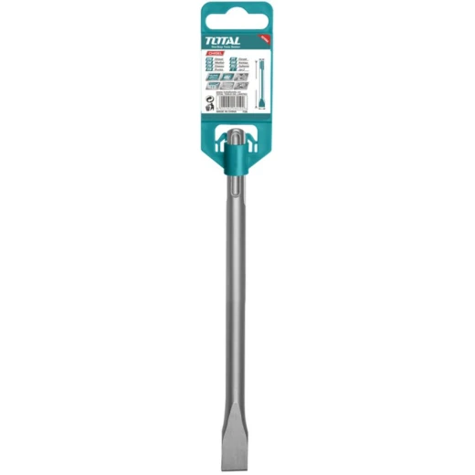 إزميل/شوكة SDS‑Max هامر مبسط 18×400×25 مم من توتال (TAC15221821) – فولاذ Cr‑Mo عالي المتانة لتكسير الخرسانة والأعمال الثقيلة إزميل/شوكة SDS‑Max هامر مبسط 18×400×25 مم من توتال (TAC15221821) – فولاذ Cr‑Mo عالي المتانة لتكسير الخرسانة والأعمال الثقيلة