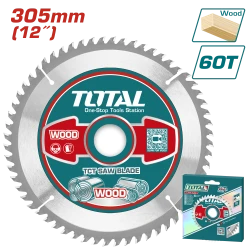 TOTAL TCT Saw Blade 305mm 12" 60T for Wood Cutting (TAC231923)