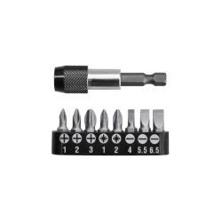 Total Screwdriver Bits Set – 9-Piece Multi-Purpose Kit for DIY and Various Projects