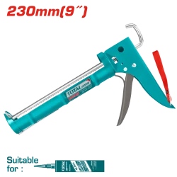 Total Caulking Gun 9" (THT20409) – Durable Sealant Applicator for Precise and Easy Use