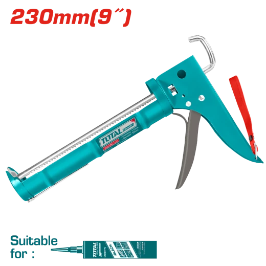 Total Caulking Gun 9" (THT20409) – Durable Sealant Applicator for Precise and Easy Use Total Caulking Gun 9" (THT20409) – Durable Sealant Applicator for Precise and Easy Use