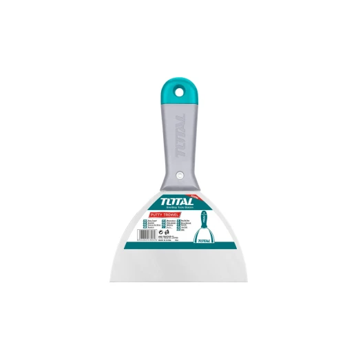 TOTAL Putty Trowel 150mm (6 inch) – Durable Tool for Applying Wall Putty, Fillers, and Surface Finishing TOTAL Putty Trowel 150mm (6 inch) – Durable Tool for Applying Wall Putty, Fillers, and Surface Finishing