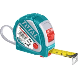 Total Slim Rubber Measuring Tape 8m x 25mm (TMT126081M) – Compact Design, Easy to Use, Ideal for Daily and Professional Use