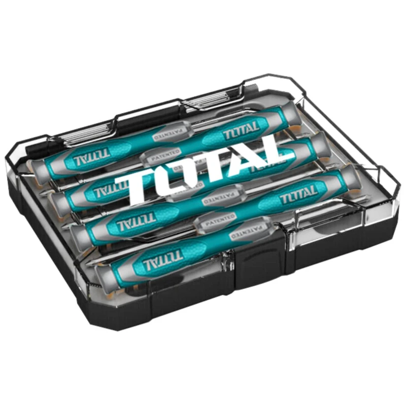 Total 7 Pcs Precision Electronics Screwdriver Set (THT250726) – High Precision, Ideal for Electronics and Delicate Repairs - Total