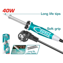 Total Electric Soldering Iron 40W (TET1406) for Electronics & DIY Projects