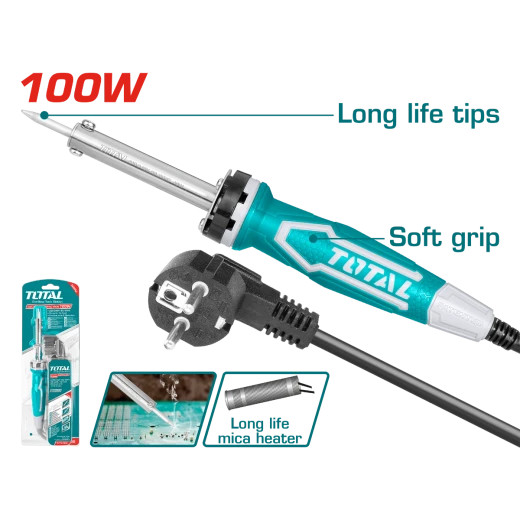 Total Electric Soldering Iron 100W (TET10006) for Electronics Total Electric Soldering Iron 100W (TET10006) for Electronics