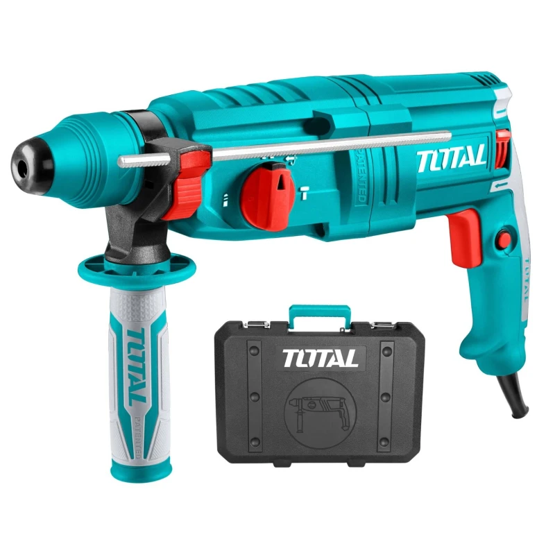 TOTAL 800W Rotary Hammer 26mm SDS Plus for Concrete & Masonry - Total