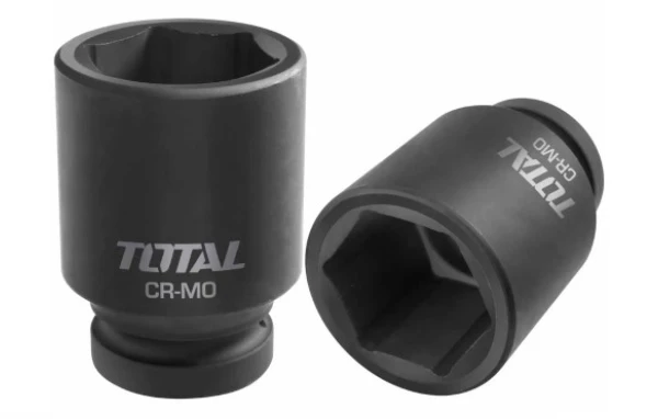 Total Impact Socket 46mm – High-Strength Steel for Automotive Repair and Maintenance - Total