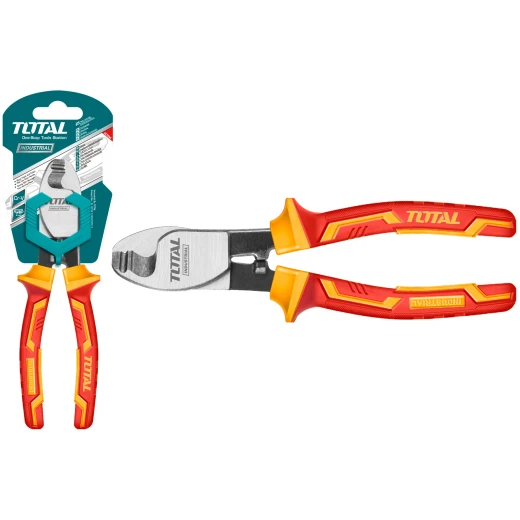 Total THTIP Insulated Cable Cutter 6-Inch – Safe and Efficient Tool for Electrical Work Total THTIP Insulated Cable Cutter 6-Inch – Safe and Efficient Tool for Electrical Work