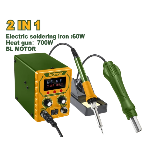 Jadever JDEL4561 Hot Air Rework Soldering Station 760W Digital Display Adjustable Temperature
