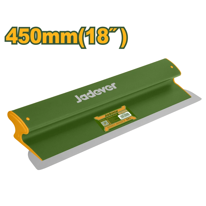 Jadever Drywall Skimming Blade 450mm Stainless Steel for Drywall Finishing - Jadever