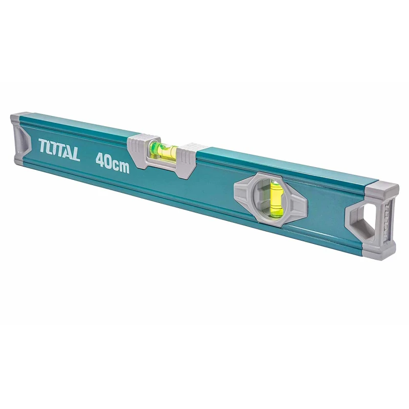 Total TMT24036 Spirit Level 40cm, High-Precision, Durable Level with Horizontal & Vertical Vials - Total