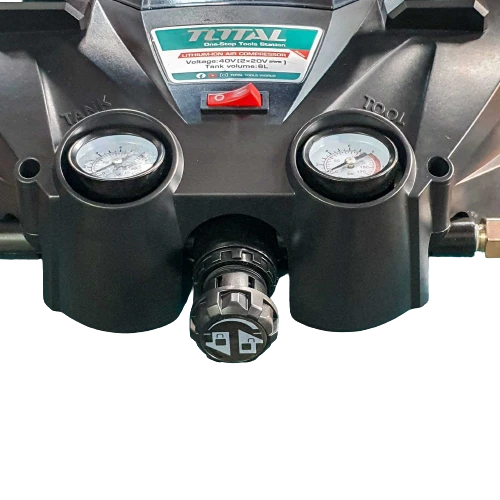 Total 60L Cordless Air Compressor, 40V (2×20V) Lithium-Ion Powered, Portable & Powerful for Tire Inflation, Air Tools & Cleaning Tasks - Total - Image 5