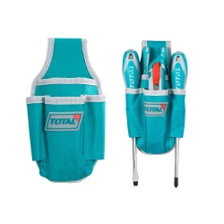 TOTAL Tool Pouch – 4 Pockets (THT16P4011) for Organized and Convenient Tool Storage