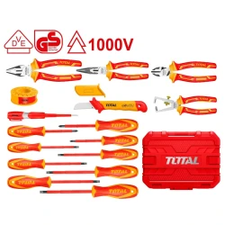 TOTAL 16-Piece Insulated Hand Tools Set (THKITH1601)