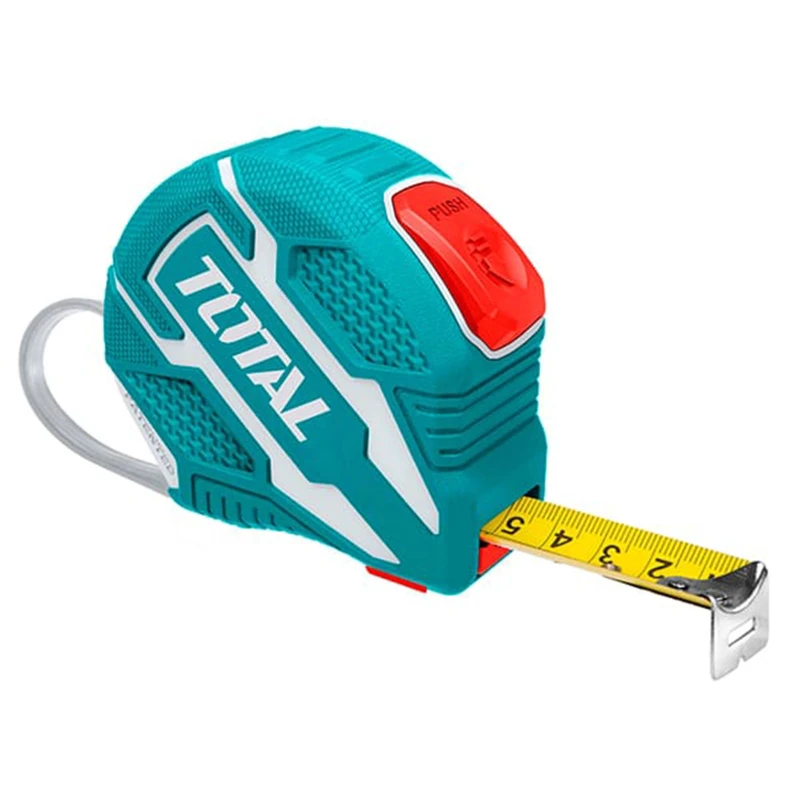 TOTAL Steel Measuring Tape 3m x 16mm (TMT34316M), Durable Locking Tape Measure with Easy-Read Markings, Compact Design, Special Offer - Total