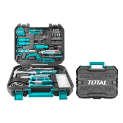 Total 130-Piece Comprehensive Tool Set – complete and versatile toolkit for all repair needs