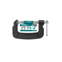 Total G Clamp 3 Inch – sturdy metal clamp for woodworking and metalworking