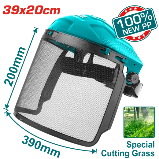TOTAL Ultra Clear View Mesh Visor 39X20cm TOTAL Ultra Clear View Mesh Visor 39X20cm