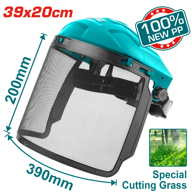 TOTAL Ultra Clear View Mesh Visor 39X20cm - Total
