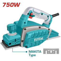 TOTAL 750W Electric Planer 82mm Width 2mm Depth Aluminum Base